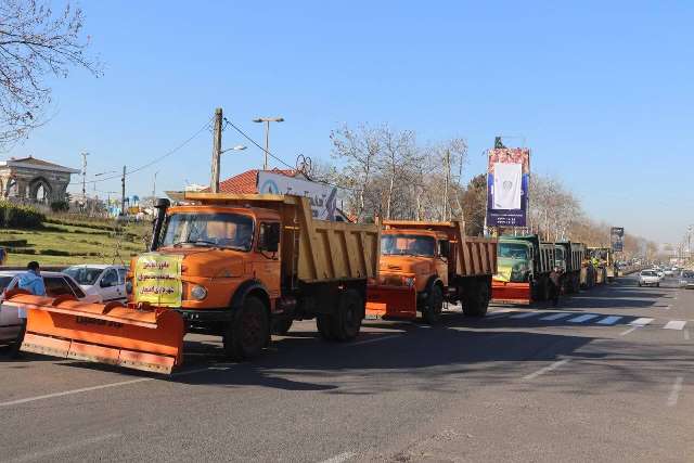 مانور آمادگی ستاد مدیریت بحران شهرداری لاهیجان
